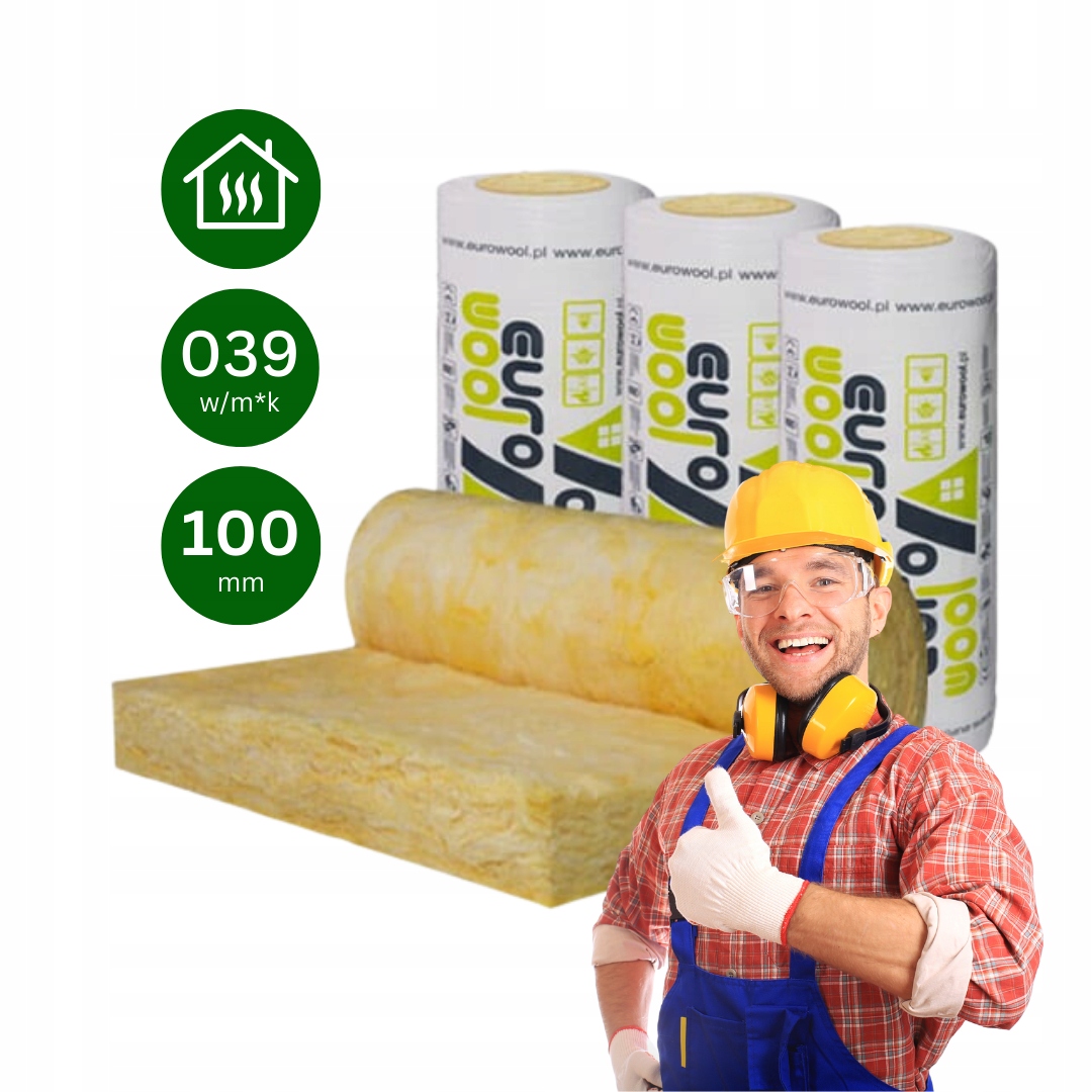 Sklenená minerálna vlna Eurowool 100 mm